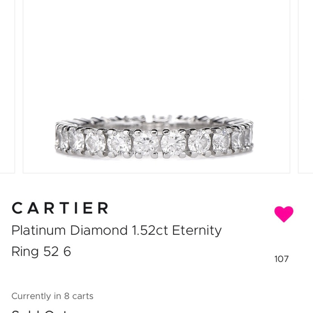 Cartier Destinee Diamond Eternity Band